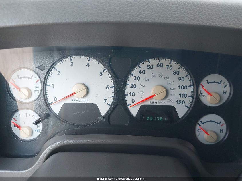 2008 Dodge Ram 1500 Laramie VIN: 1D7HA18278S598539 Lot: 43074610