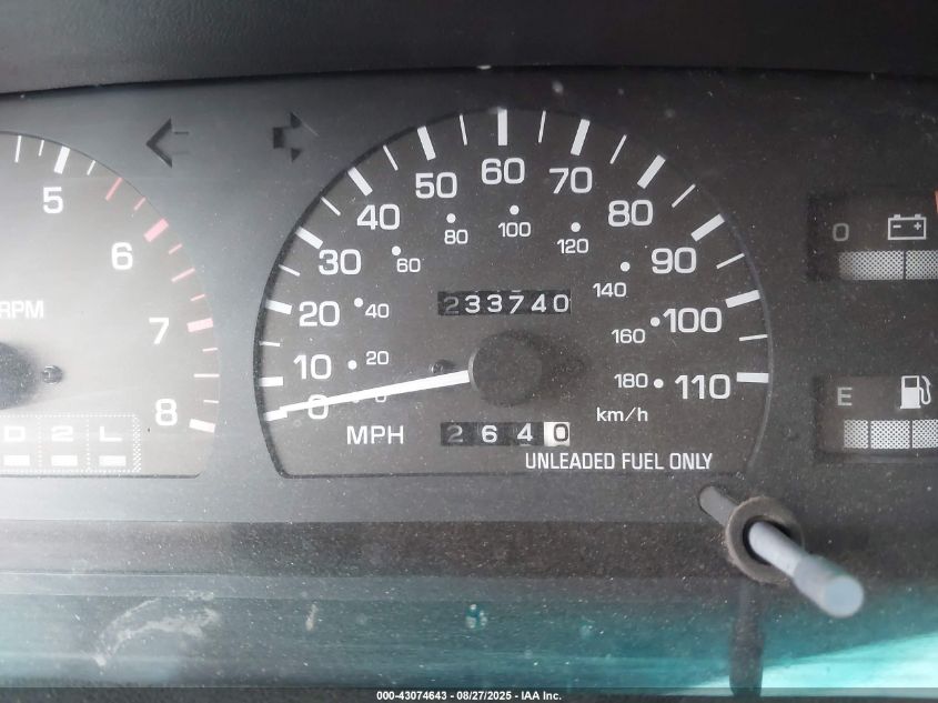 1997 Toyota T100 Sr5 V6 VIN: JT4UN24D1V0039165 Lot: 43074643