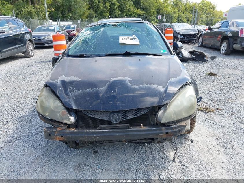 2006 Acura Rsx VIN: JH4DC54806S018919 Lot: 43074855