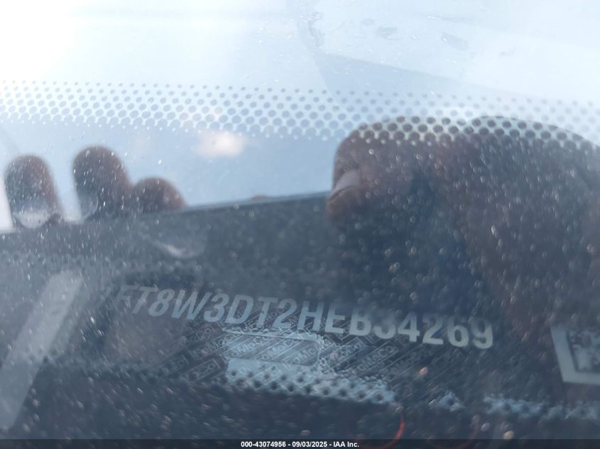 2017 Ford F-350 Lariat VIN: 1FT8W3DT2HEB34269 Lot: 43074956