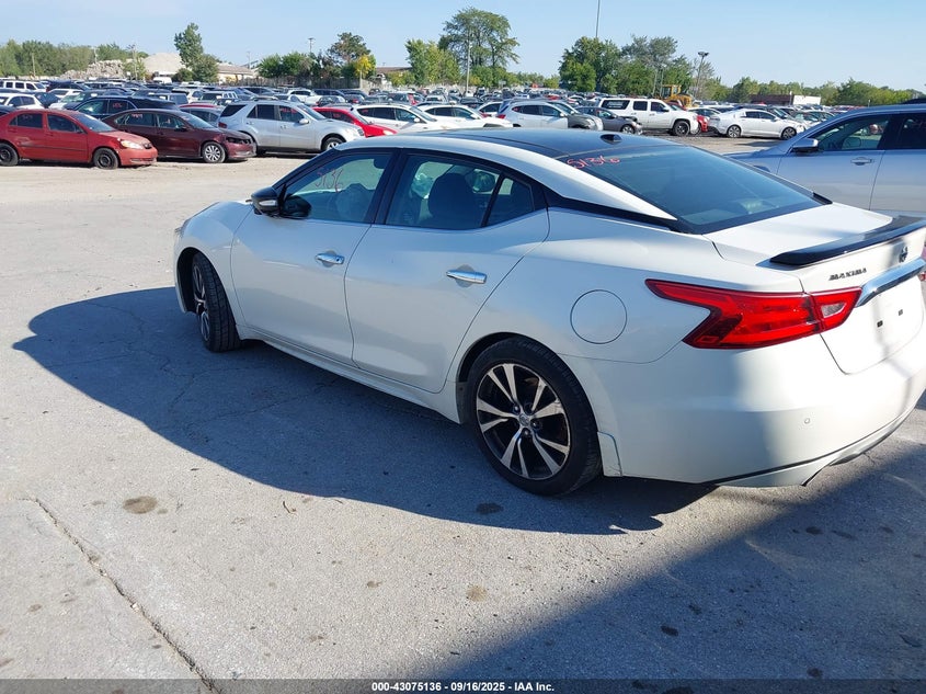 2016 Nissan Maxima 3.5 Platinum/3.5 S/3.5 Sl/3.5 Sr/3.5 Sv white sedan gasoline 1N4AA6AP1GC381288 photo #4