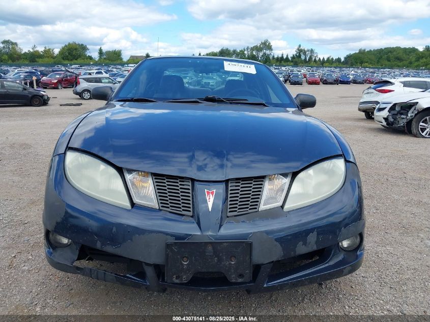 2005 Pontiac Sunfire VIN: 3G2JB12F35S183078 Lot: 43075141