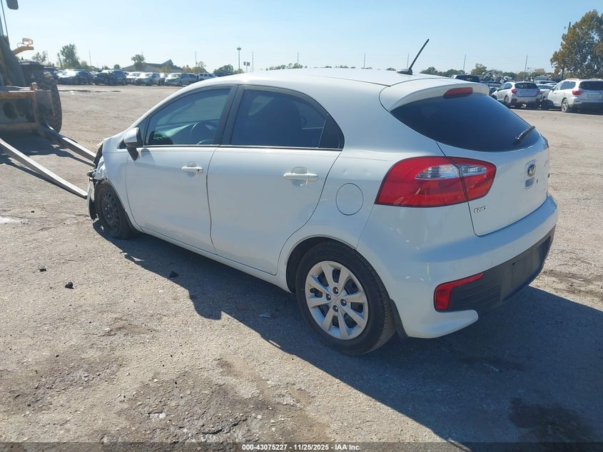 Vin: knadm5a37g6638956, lot: 43569474, kia rio lx 20163