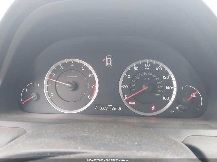 2009 Honda Accord 2.4 Lx VIN: 1HGCP25369A121812 Lot: 43075659