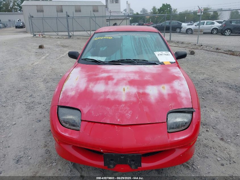 1998 Pontiac Sunfire Se VIN: 1G2JB1240W7539436 Lot: 43075683