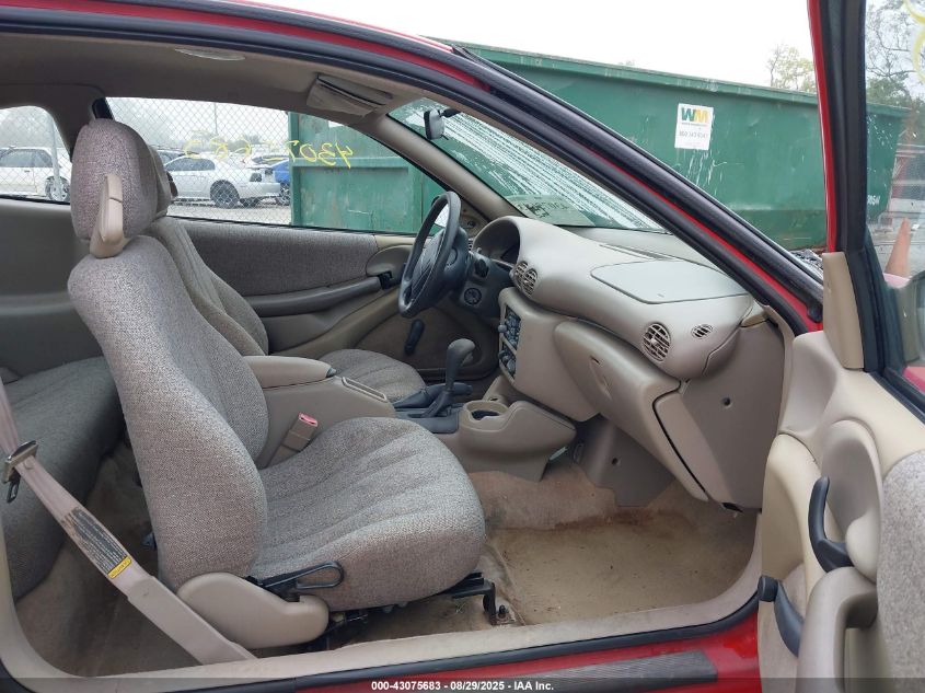 1998 Pontiac Sunfire Se VIN: 1G2JB1240W7539436 Lot: 43075683