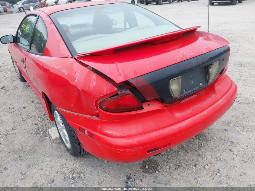 1998 Pontiac Sunfire Se VIN: 1G2JB1240W7539436 Lot: 43075683