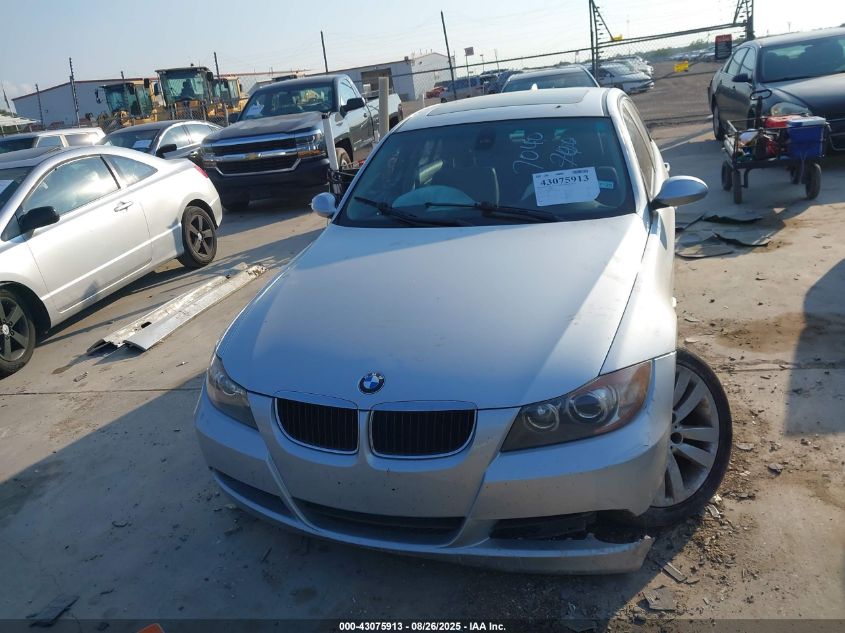 2006 BMW 325I VIN: WBAVB135X6KX67040 Lot: 43075913