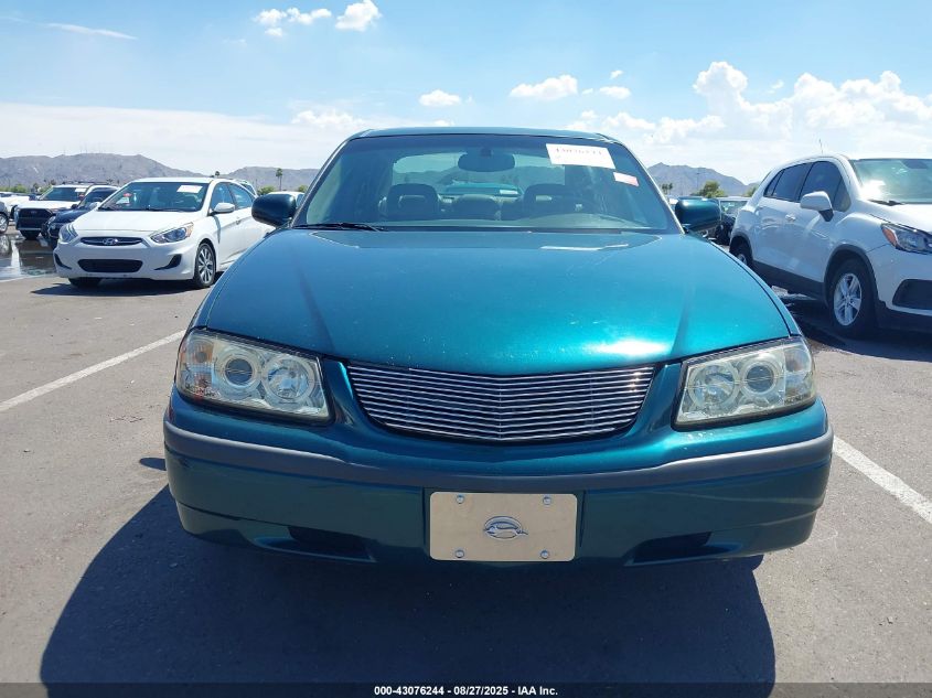 2000 Chevrolet Impala VIN: 2G1WF55E8Y9152189 Lot: 43076244