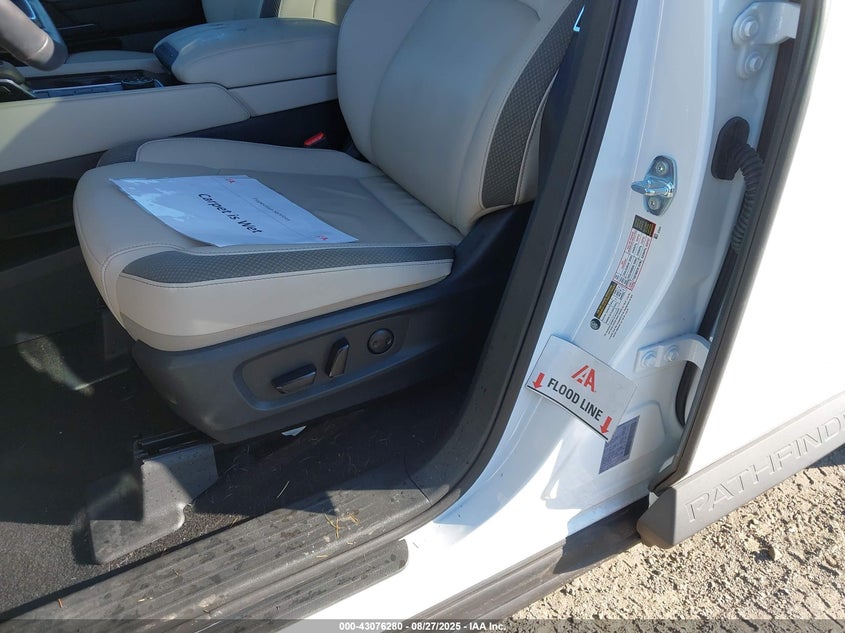 2025 Nissan Pathfinder Sl 4Wd VIN: 5N1DR3CD0SC215141 Lot: 43076280