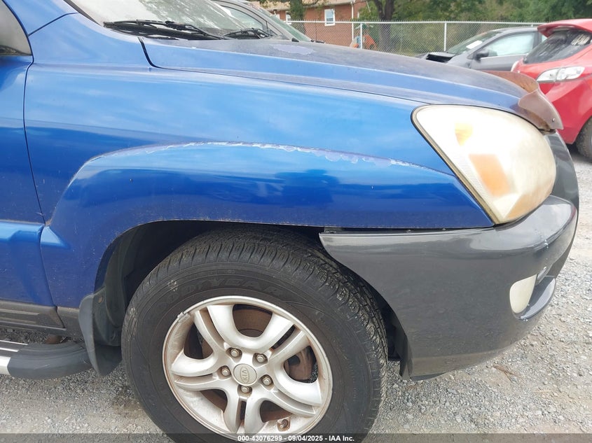 2008 Kia Sportage Ex/Lx VIN: KNDJF723587460292 Lot: 43076299