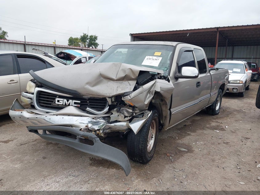 2002 GMC Sierra 1500 Sle beige truck gasoline 2GTEC19V121171588 photo #3