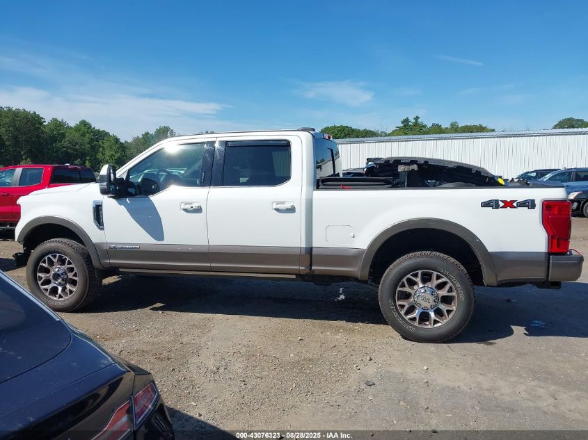 2022 Ford F-250 King Ranch VIN: 1FT7W2BT6NED37105 Lot: 43076323
