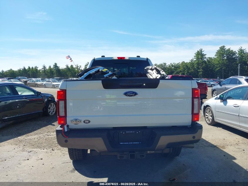2022 Ford F-250 King Ranch VIN: 1FT7W2BT6NED37105 Lot: 43076323