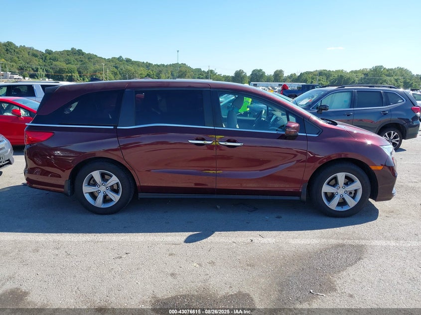 2018 Honda Odyssey Ex VIN: 5FNRL6H55JB061591 Lot: 43076615