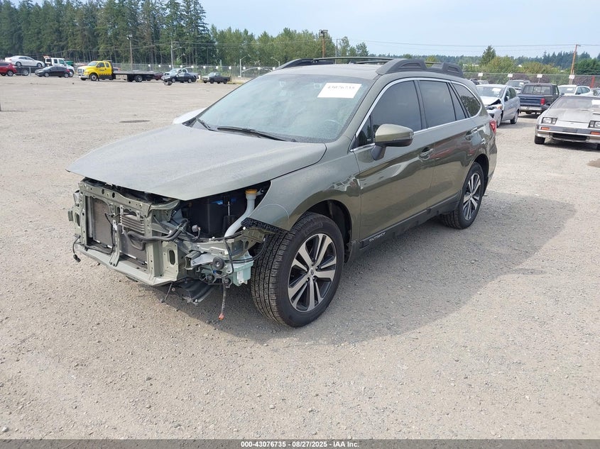 2019 Subaru Outback 2.5 2.5i Limited Green Lot 111043076735 Vin 4S4BSANC3K3316601