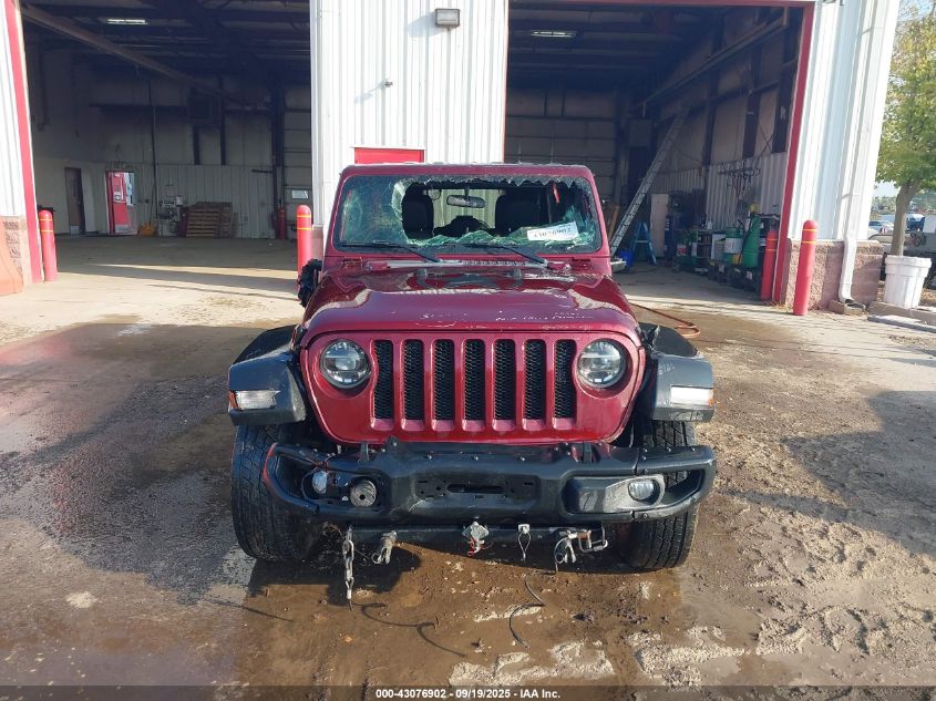 2021 Jeep Wrangler Unlimited Freedom 4X4 VIN: 1C4HJXDG6MW627529 Lot: 43076902