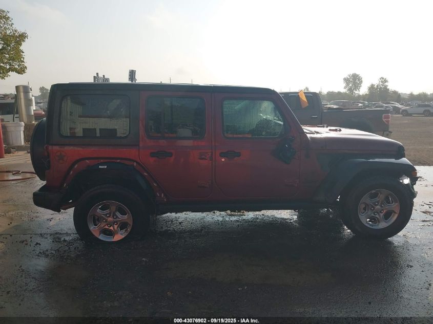 2021 Jeep Wrangler Unlimited Freedom 4X4 VIN: 1C4HJXDG6MW627529 Lot: 43076902