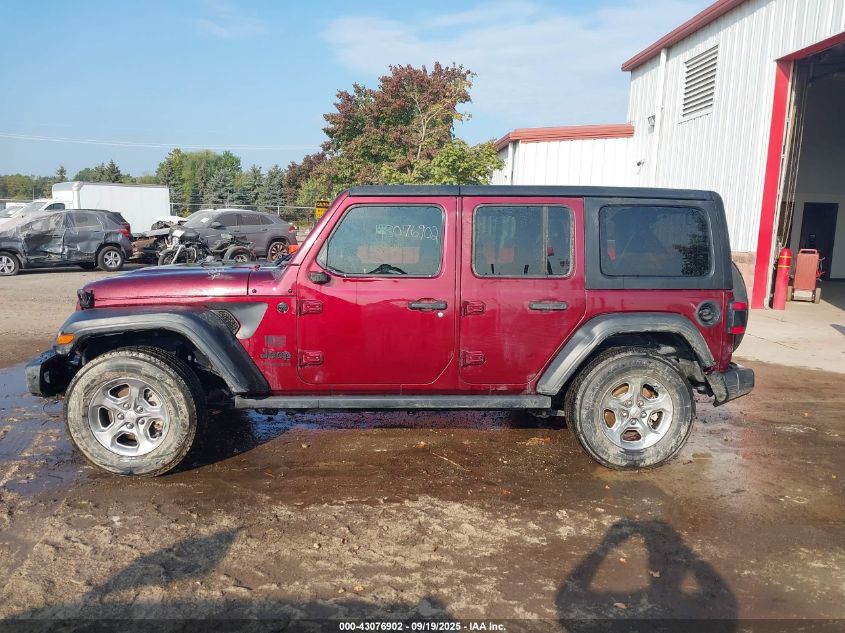 2021 Jeep Wrangler Unlimited Freedom 4X4 VIN: 1C4HJXDG6MW627529 Lot: 43076902