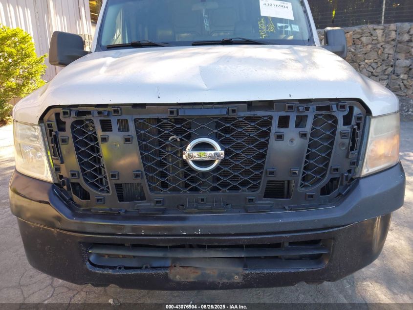 2014 Nissan Nv Cargo Nv2500 Hd S V6 VIN: 1N6BF0LY9EN100128 Lot: 43076904