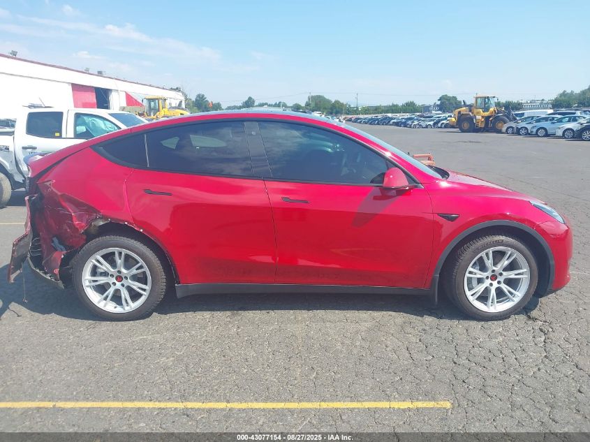 2020 Tesla Model Y Long Range Dual Motor All-Wheel Drive VIN: 5YJYGDEE7LF030371 Lot: 43077154