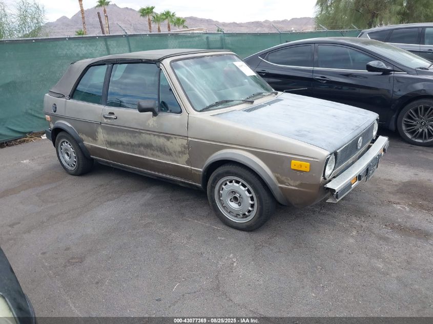 WVWCA0155HK001357 VOLKSWAGEN CABRIOLET Photo 1