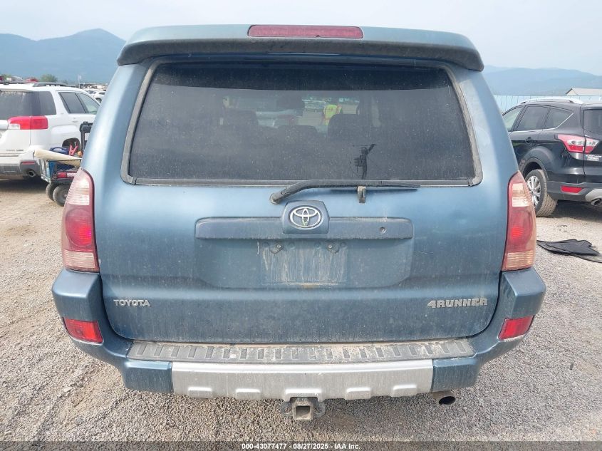 2004 Toyota 4Runner Limited V6 VIN: JTEBU17R748012057 Lot: 43077477