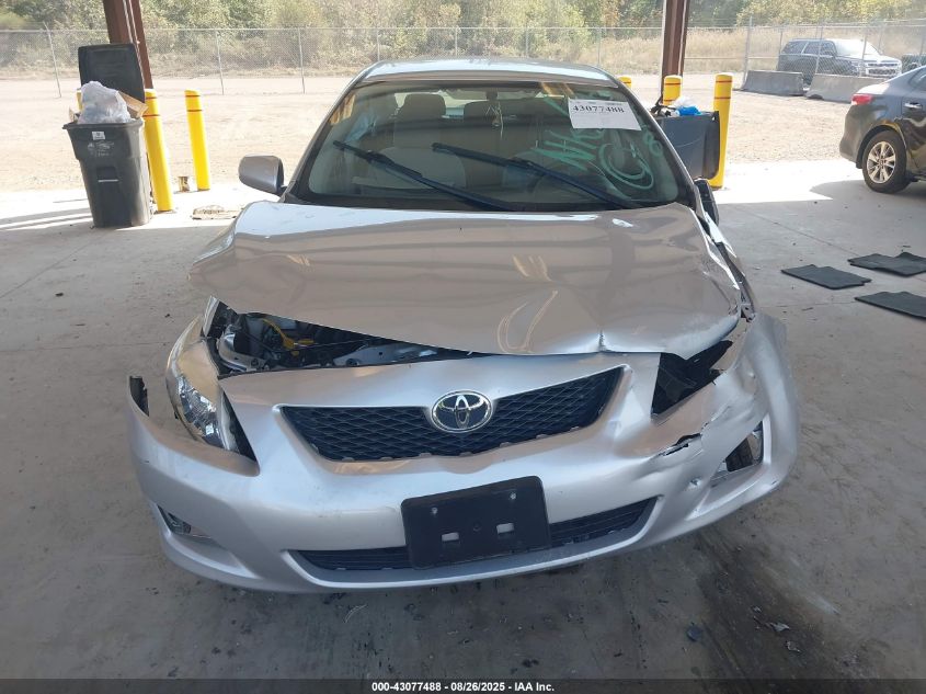 2010 Toyota Corolla Le VIN: JTDBU4EE0A9100699 Lot: 43077488