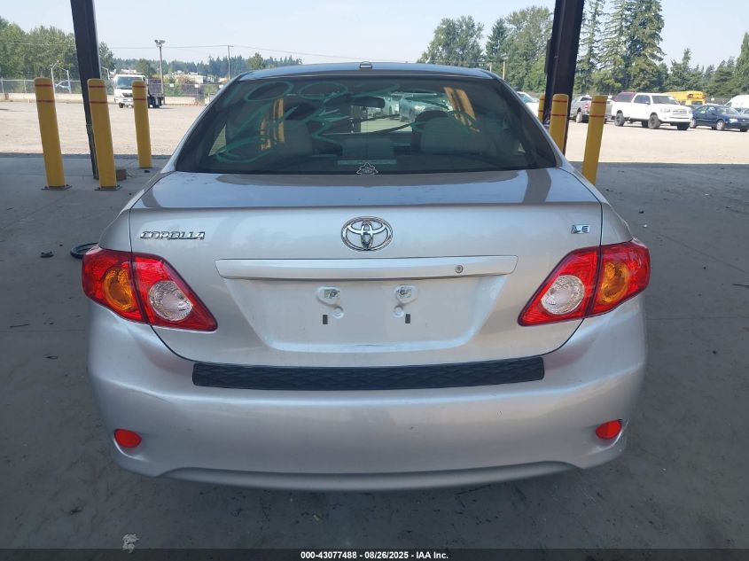 2010 Toyota Corolla Le VIN: JTDBU4EE0A9100699 Lot: 43077488