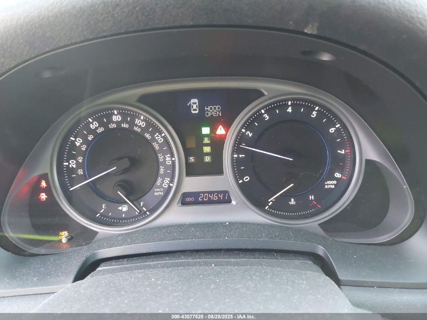 2008 Lexus Is 250 VIN: JTHCK262082022784 Lot: 43077528