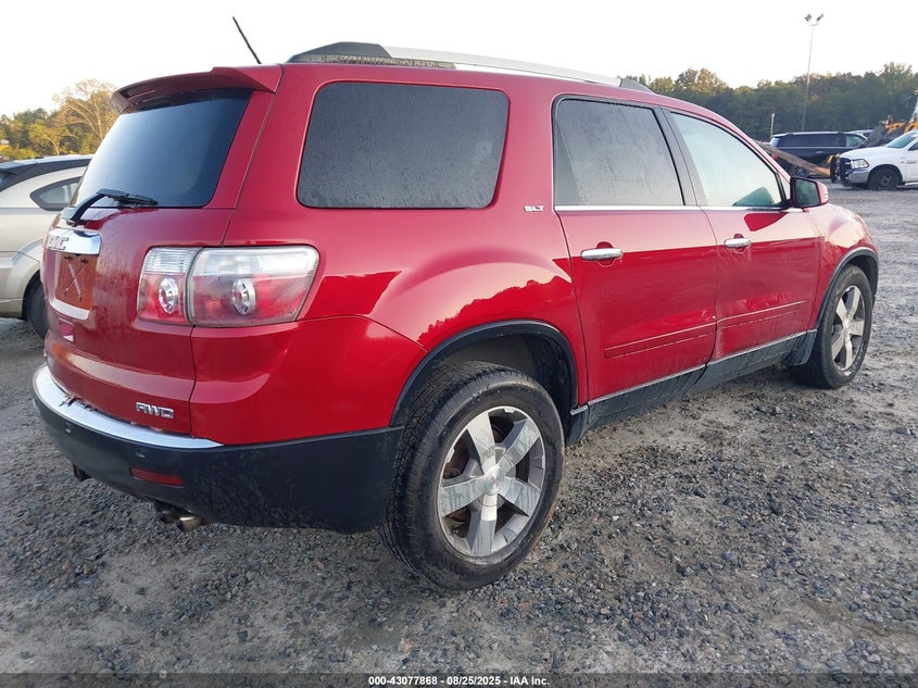 Vin: 1gkkvred2cj135851, lot: 43572120, gmc acadia slt-1 20124