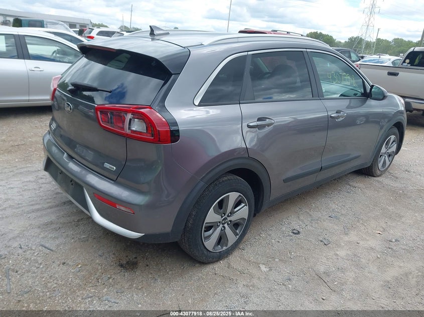 2017 Kia Niro 1.6 Lx Grey Lot 111043077918 Vin KNDCB3LC6H5087223
