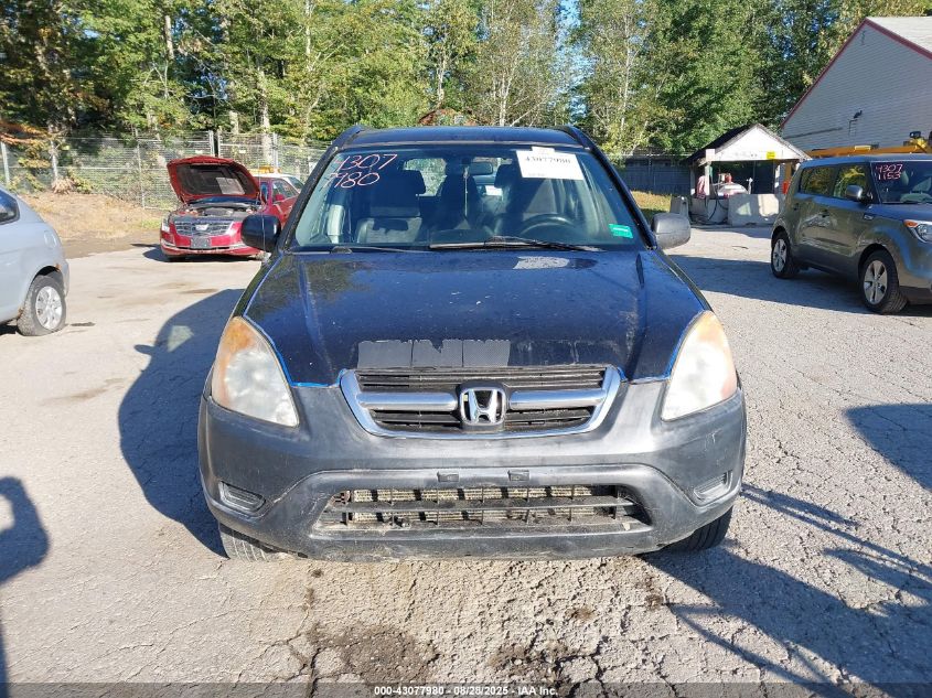 2002 Honda Cr-V Lx VIN: JHLRD78422C064170 Lot: 43077980