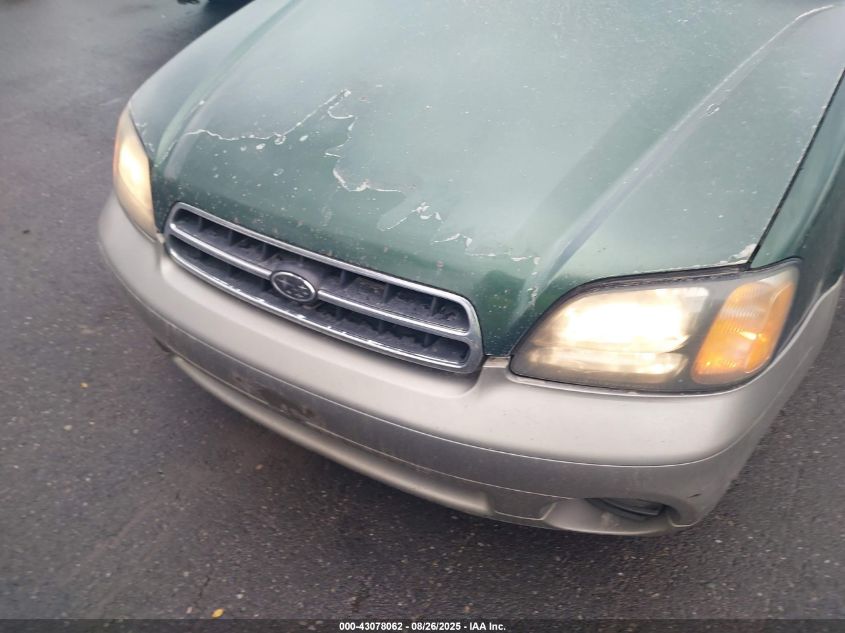 2001 Subaru Outback VIN: 4S3BH665116616537 Lot: 43078062