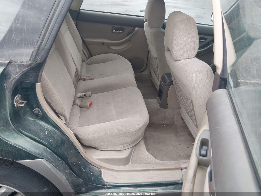 2001 Subaru Outback VIN: 4S3BH665116616537 Lot: 43078062