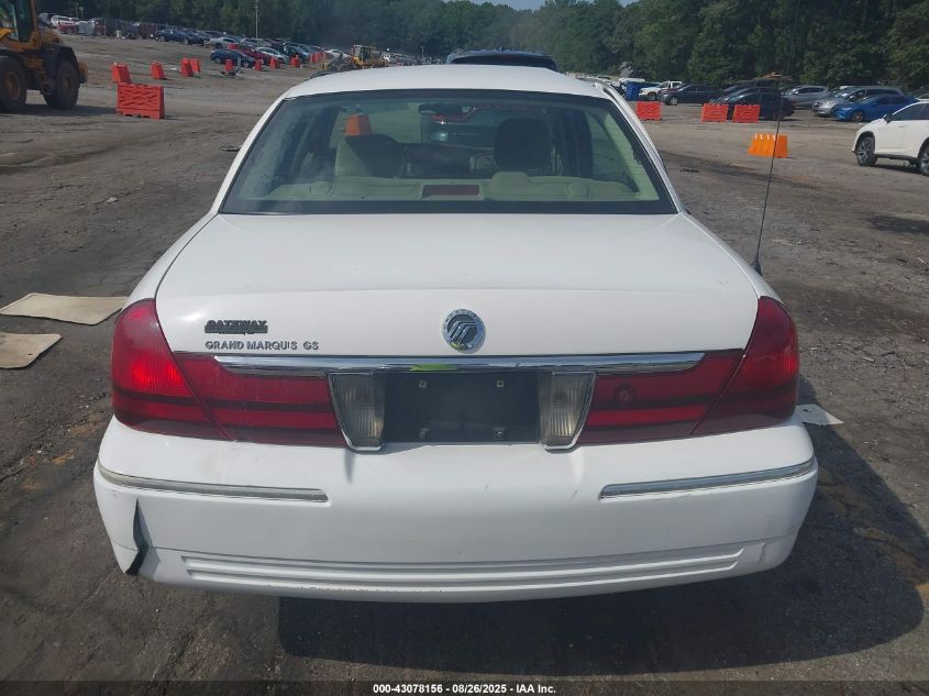 2005 Mercury Grand Marquis Gs VIN: 2MEFM74W25X666838 Lot: 43078156