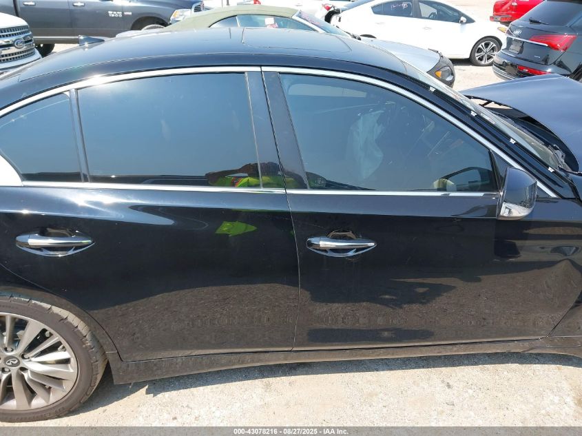 2019 Infiniti Q50 3.0T Luxe VIN: JN1EV7APXKM510785 Lot: 43078216