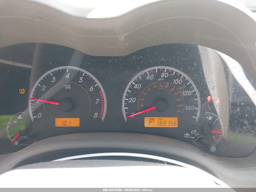 2009 Toyota Corolla Xle VIN: 2T1BU40E79C119229 Lot: 43078396