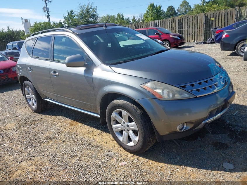 JN8AZ08W37W629069 2007 Nissan Murano Sl auction photo 1