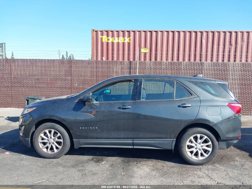 2018 Chevrolet Equinox Ls VIN: 3GNAXHEV0JL380262 Lot: 43078758