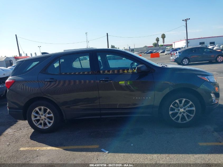 2018 Chevrolet Equinox Ls VIN: 3GNAXHEV0JL380262 Lot: 43078758
