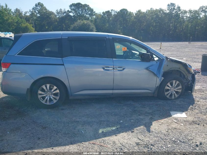 2014 Honda Odyssey Ex-L VIN: 5FNRL5H6XEB070859 Lot: 43078846