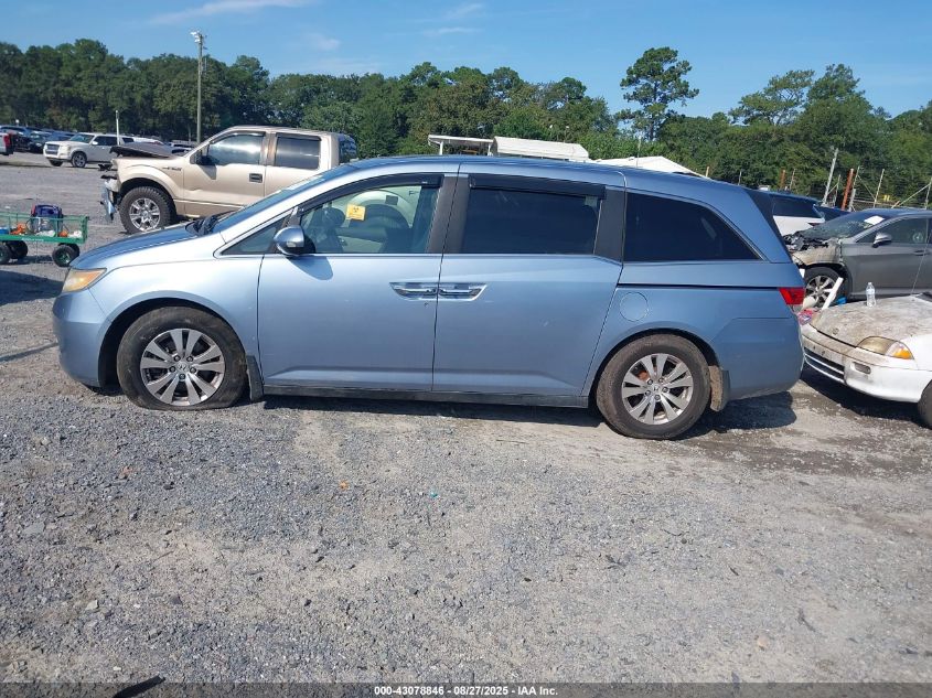 2014 Honda Odyssey Ex-L VIN: 5FNRL5H6XEB070859 Lot: 43078846