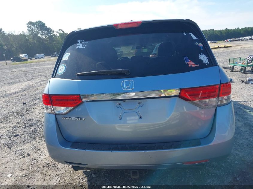 2014 Honda Odyssey Ex-L VIN: 5FNRL5H6XEB070859 Lot: 43078846