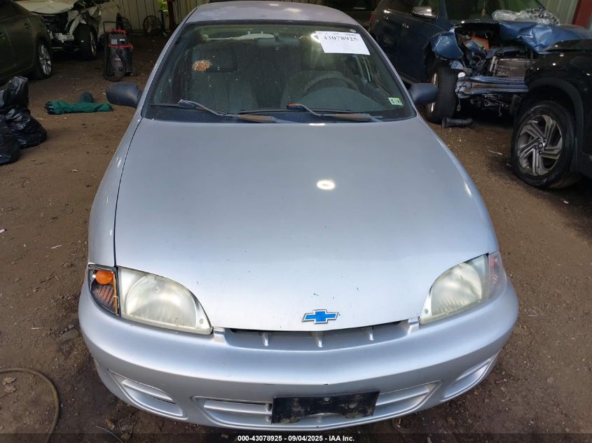 2001 Chevrolet Cavalier VIN: 1G1JC524517357085 Lot: 43078925