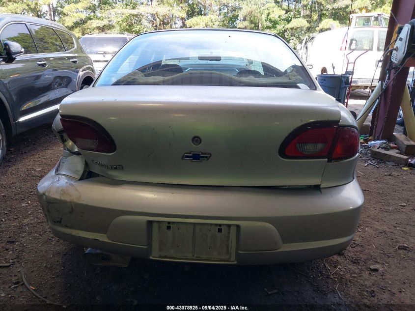 2001 Chevrolet Cavalier VIN: 1G1JC524517357085 Lot: 43078925