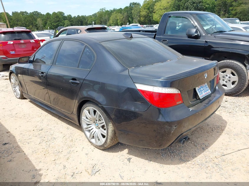 2008 BMW 550I black sedan gasoline WBANW53568CT48806 photo #4