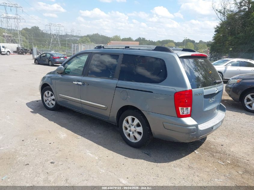 VIN: KNDMC233576032816 HYUNDAI ENTOURAGE 2007 TEAL Photo 3