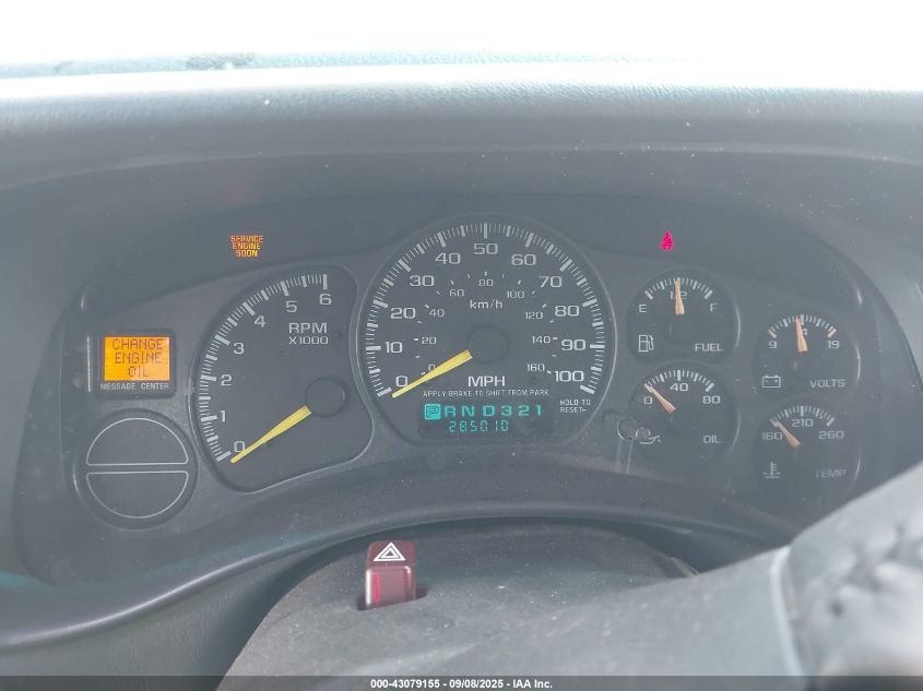 2001 Chevrolet Tahoe Lt VIN: 1GNEK13T41R137510 Lot: 43079155