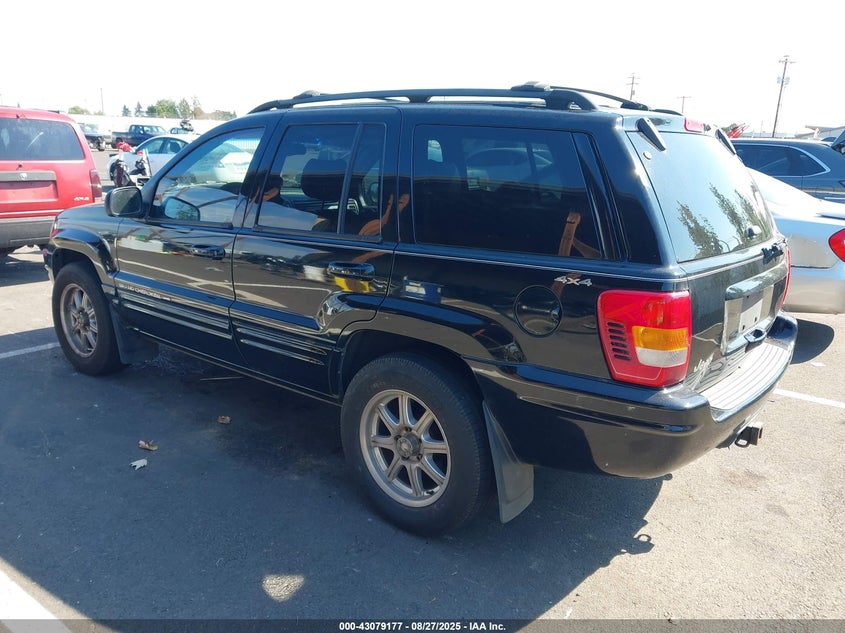 2001 Jeep Grand Cherokee Limited black other gasoline 1J4GW58N11C628170 photo #4